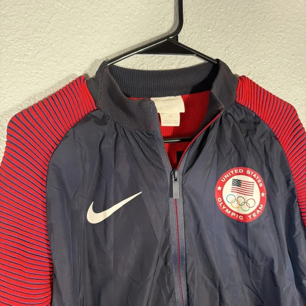 NikeLab Team USA Olympic Womens Basketball Italy Made Tech Jacket XL 810562-451